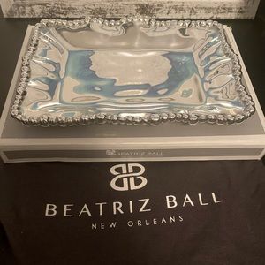 Beatriz Ball Stainless Steel beaded tray